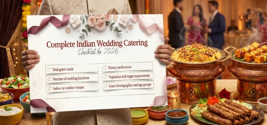 Complete Indian Wedding Catering Checklist for 2026