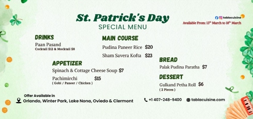 St. Patrick's Day 2026