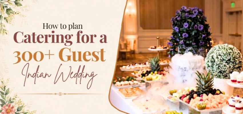 How to Plan Catering for a 300+ Guest Indian Wedding