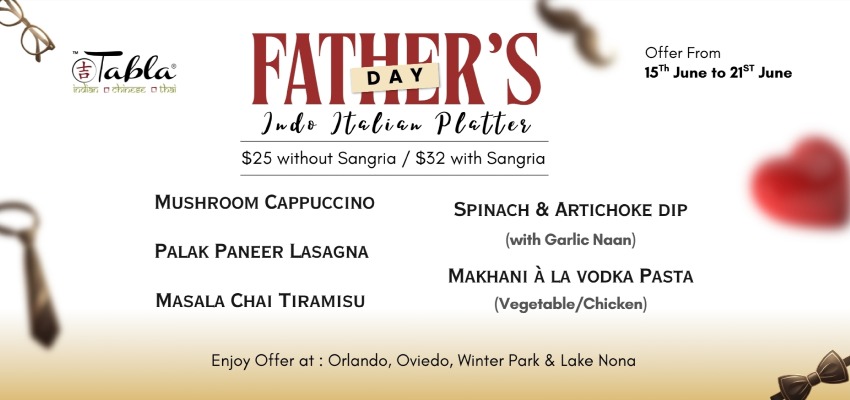 Father's Day Dining Special