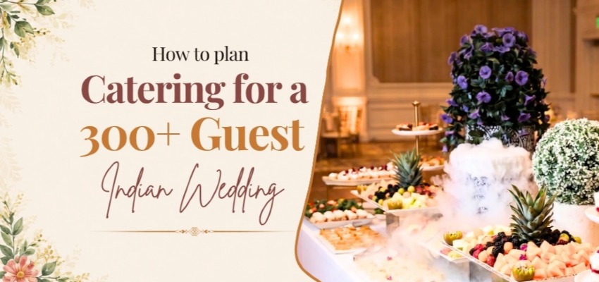 How to Plan Catering for a 300+ Guest Indian Wedding 