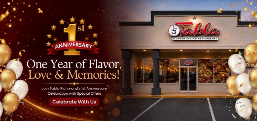 Tabla Richmond’s 1st anniversary